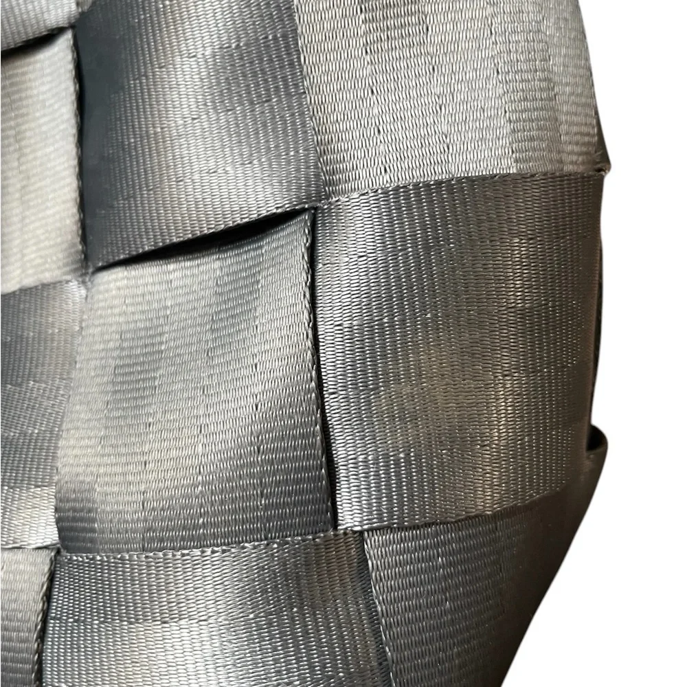 Harveys Seatbelt Bag Tote/Purse - Dark Gray Woven Style